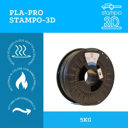 5Kg PLA-PRO Stampo-3D  Bobine da 1000gr - Stampo 3D